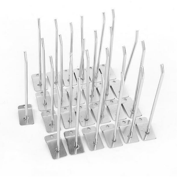 uxcell 25pcs Removable Pegboard Hooks 1/8 Inch Dia Plating Metal Peg Board Shelving Hang Hooks Assortment for Garage Shop and Retail Organizer uxcell 25pcs Removable Pegboard Hooks 1/8 Inch Dia Plating Metal Peg Board Shelving Hang Hooks Assortment for Garage Shop and Retail Organizer